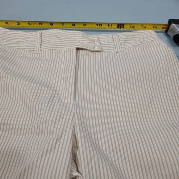 Jones New York Signature Stretch 12" Bermuda Shorts Women's Size 6 White Beige - Picture 5 of 8